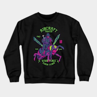 Wasp Rider Cowboy Skull Crewneck Sweatshirt